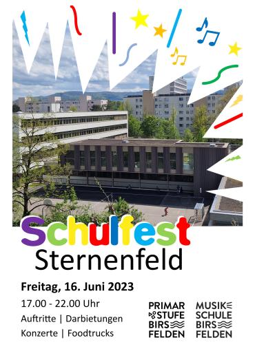 Flyer Schulfest Sternenfeld