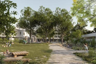 Visualisierung Schulhof Primarschule Sternenfeld