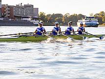 Ruderer auf dem Rhein