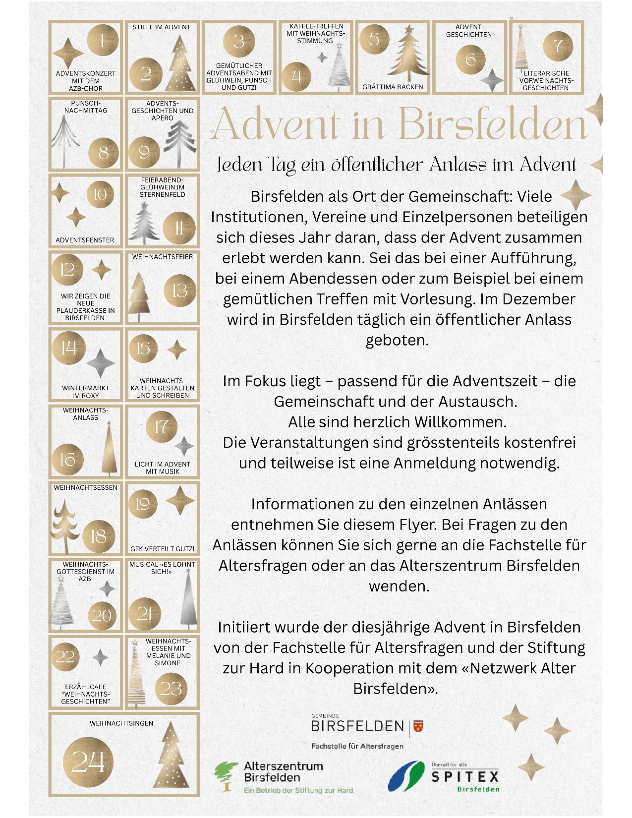 Flyer Adventsfenster 2025 Flyer Adventsfenster 2025