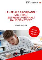 Flyer Betriebsunterhalt Hausdienst