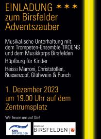 Flyer Birsfelder Adventszauber 2023