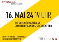 Flyer Informationsveranstaltung Quartierplanung Sternenfeld