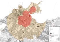 Befallsherd und Pufferzone