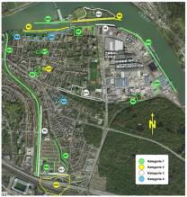 Karte Birsfelder Naturinventar