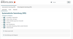 Vorschau: LexWork Verordnungen und Reglemente