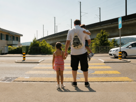 Sicher auf dem Schul­weg: Übung macht den Mei­ster