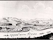 Das Birsfeld. Stich nach Emanuel Büchel, um 1750